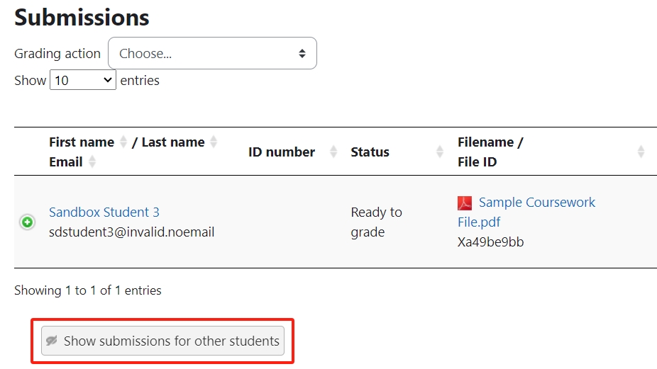 pearson coursework submission